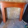 wooden fireplace surround Image 3
