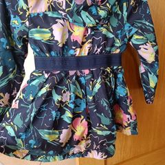 Stunning girls Ted baker floral spring jacket raincoat ?  5