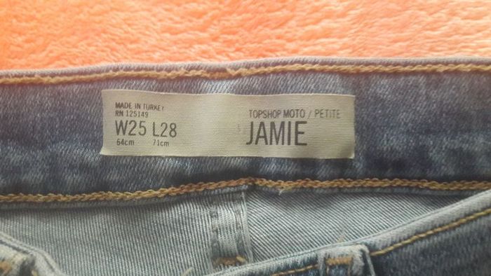 Top shop Jamie jeans size uk6