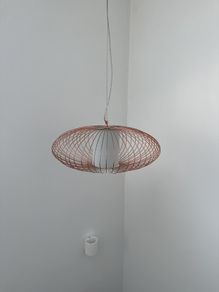 Copper pendant lamp shade