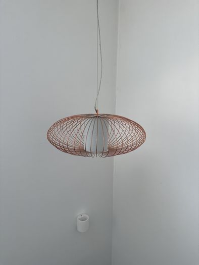 Copper pendant lamp shade