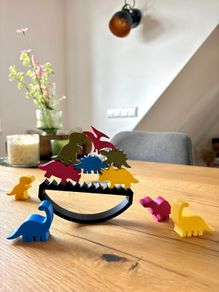 Dinosaur Balance Stacking Game