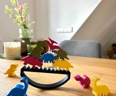 Dinosaur Balance Stacking Game