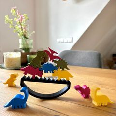 Dinosaur Balance Stacking Game
