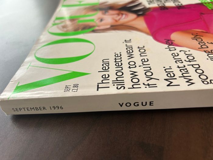 British Vogue Magazines 1996 Priced Individually