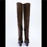 Zara Leather Over The Knee Boots Image 4