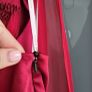 KAREN MILLEN colour block burgundy and black silk layered dress Sz 12 - Bnwt Rrp 195 Sterling Image 4