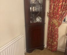 Mahogany Corner Cabinet