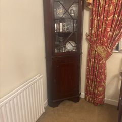 Mahogany Corner Cabinet
