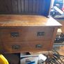 Antique Solid Oak Dresser/bookcase Image 2