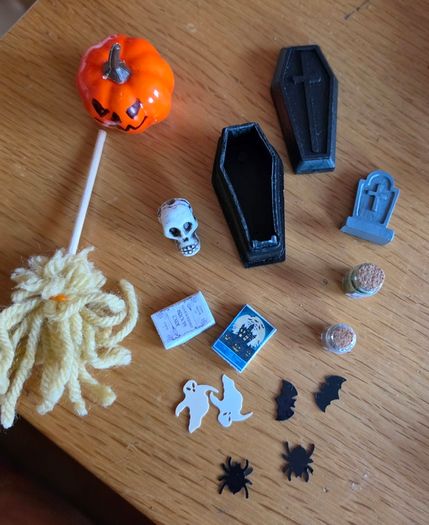 Dolls house Halloween miniatures