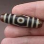 Antique Hiamlayan Tibetan 3 Eyes Agate Dzi Bead Amulet Pendant Image 6