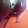 Purple high heels Image 2
