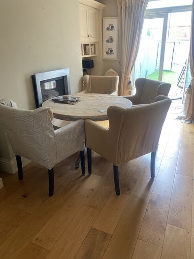 dining table and chairs