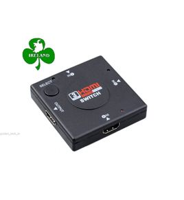 HDMI Splitter 3 in 1 Switcher Selector Box Port Switch Hub for PS3/4 HDTV 1080p