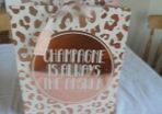 Champagne Wedding Gift Bag for Sale