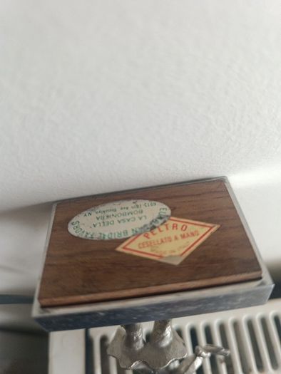 The figurine is a vintage