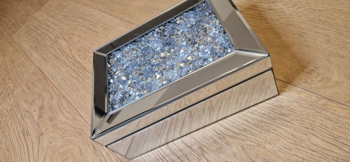 Glass Make Up Storage Chest