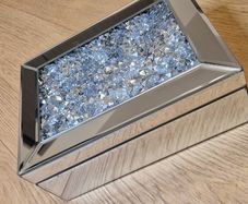 Glass Make Up Storage Chest