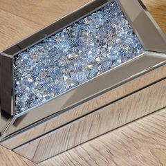 Glass Make Up Storage Chest