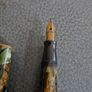 Waterman Vintage 1930 Celluloid Fountain Pen 94 Green 14K Gold Nib Image 2