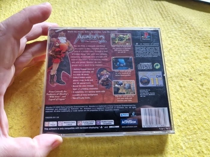 Alundra 2  PlayStation1 Ps1 PlayStation2 Ps2 games Original