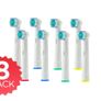 New 8 pcs Oral-B Braun Vitality Replacement Electric Toothbrush Head Oral B #388 Image 2