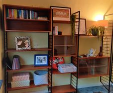 mid century ladderax modular shelving