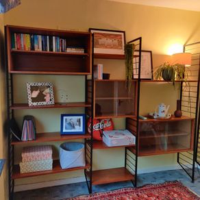mid century ladderax modular shelving