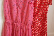 Girls Next Coral Dress &amp; New Red Primark Dress