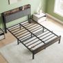 Double Bed Frames with Storage Headboard Image 7