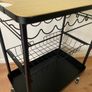 Compact Drinks Trolley / Bar Cart on Wheels Image 3