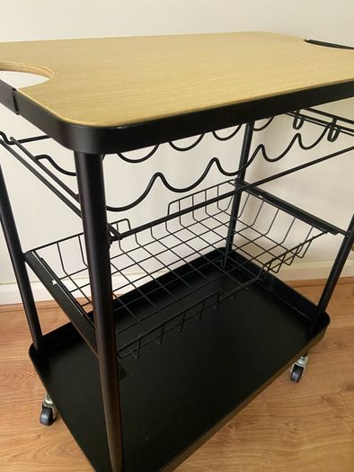 Compact Drinks Trolley / Bar Cart on Wheels