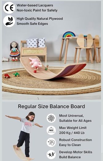 80 cm Balance Board - Excellent Quality Montessori Toy