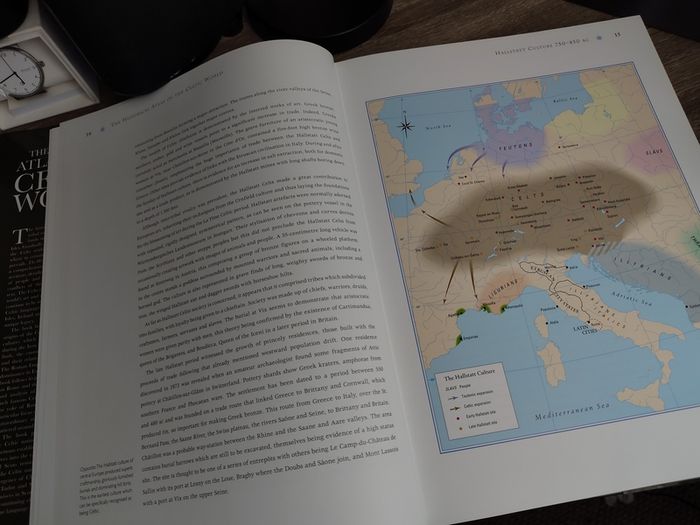 The Historical Atlas of The Celtic World ! RRP 60 Pounds ! Beautiful and Rare Hardcover ! 2010 ! by Cartographica !