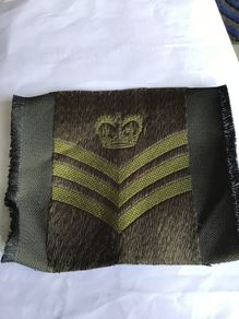 WW2 British Army uniform Sergeants stripes