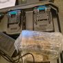 Cordless Brad Nailer Staple Gun for Makita 18V, 2 Batteries, Charger, Case + 1000 Nails Image 5