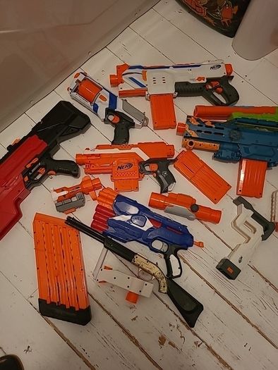 nerf x 6 plus accessories