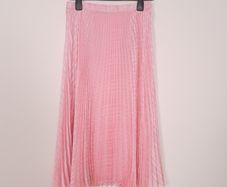 Club Monaco Pastel Pink Pleated Midi Skirt 4US/8UK/36EU