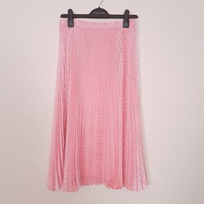 Club Monaco Pastel Pink Pleated Midi Skirt 4US/8UK/36EU