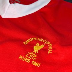 Liverpool F.C European Cup Final Paris 1981 retro jersey shirt Medium