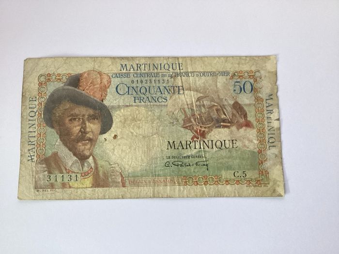 banknotes Martinique