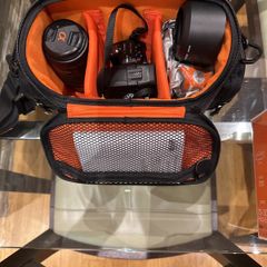 Digital camera Sony a55, two lenses: 18-55 f3.5-5.6, 75-300 f4.5-5.6, camera bag etc.