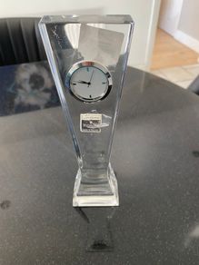 Waterford crystal John Rocha clock
