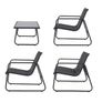 Malibu Retreat Garden Sofa Set 4 Piece Outdoor Patio Furniture with Glass Table Image 3