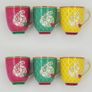 YourtheDish Gift Bird 6 Mug Coffee Set Image 2