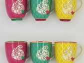 YourtheDish Gift Bird 6 Mug Coffee Set