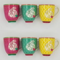 YourtheDish Gift Bird 6 Mug Coffee Set