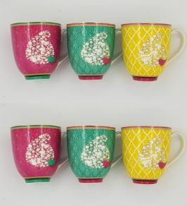 YourtheDish Gift Bird 6 Mug Coffee Set