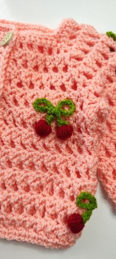 Handmade baby cardigan